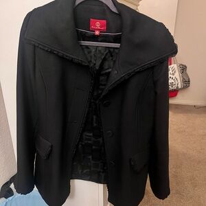 Cole Haan- Women’s  Black Blazer Coat. Virgin Wool.Get Now!